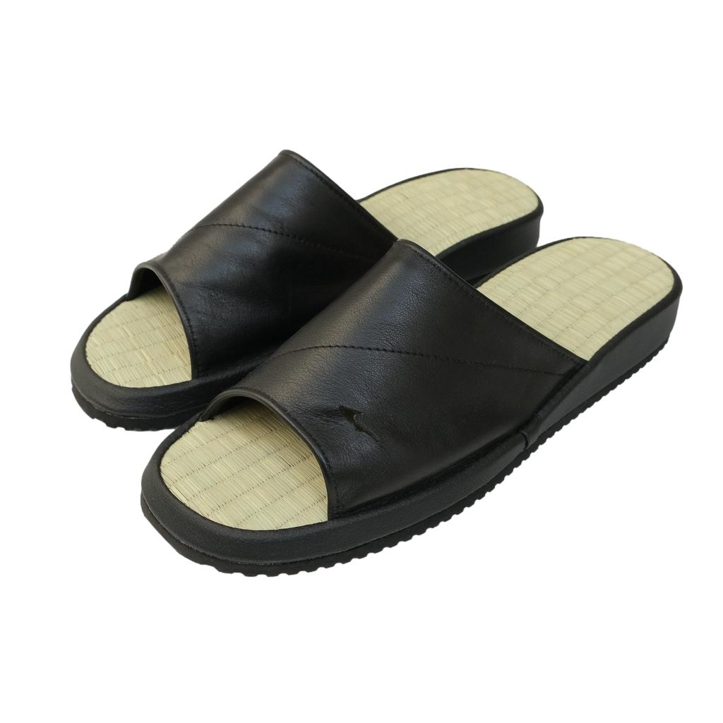 Liberato Sandal Slippers (Black) Okayama Denim - Main Image