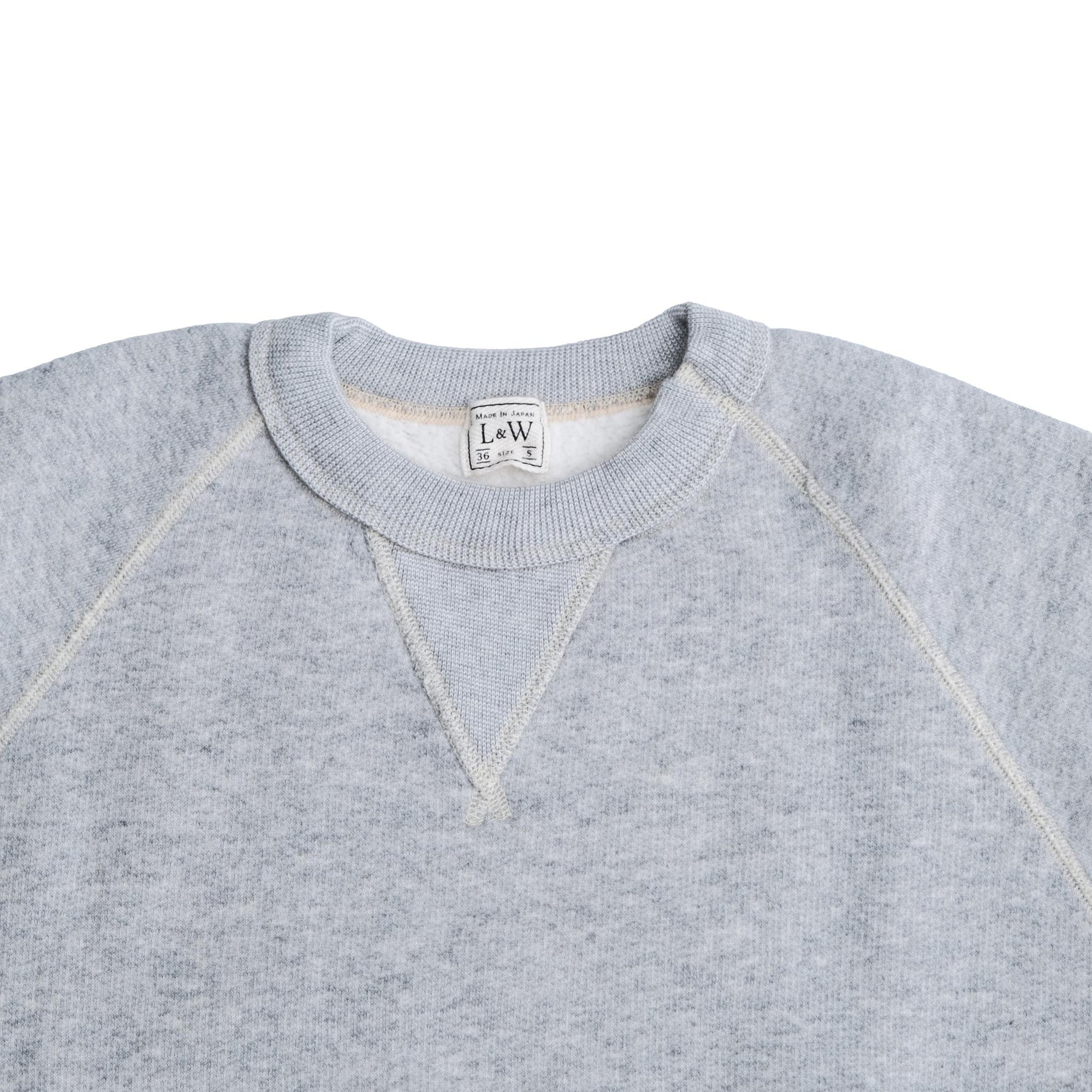 Loop & Weft Super Fluffy Knit Crewneck Sweatshirt (Gray)