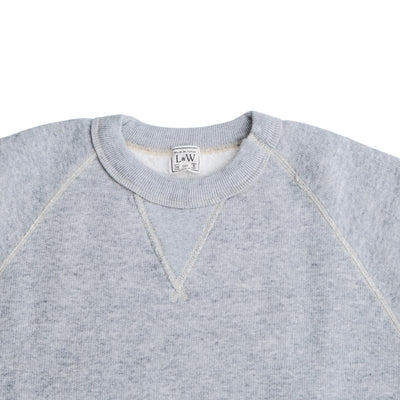 Loop & Weft Super Fluffy Knit Crewneck Sweatshirt (Gray)