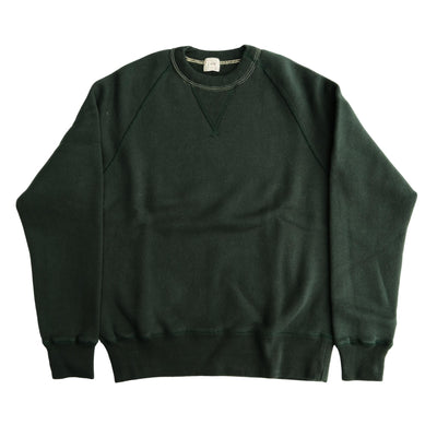 Loop & Weft Super Fluffy Knit Crewneck Sweatshirt (Green)