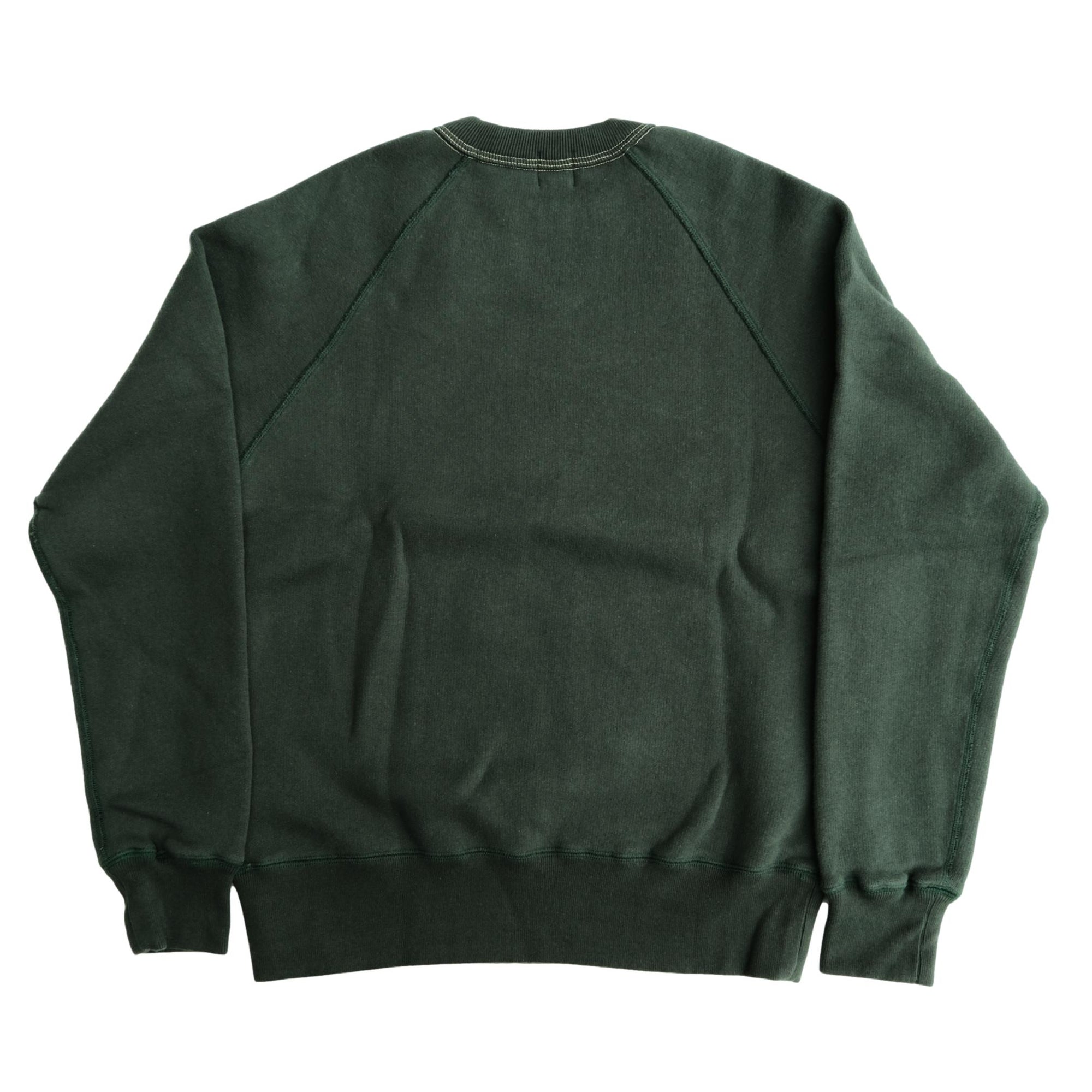 Loop & Weft Super Fluffy Knit Crewneck Sweatshirt (Green)