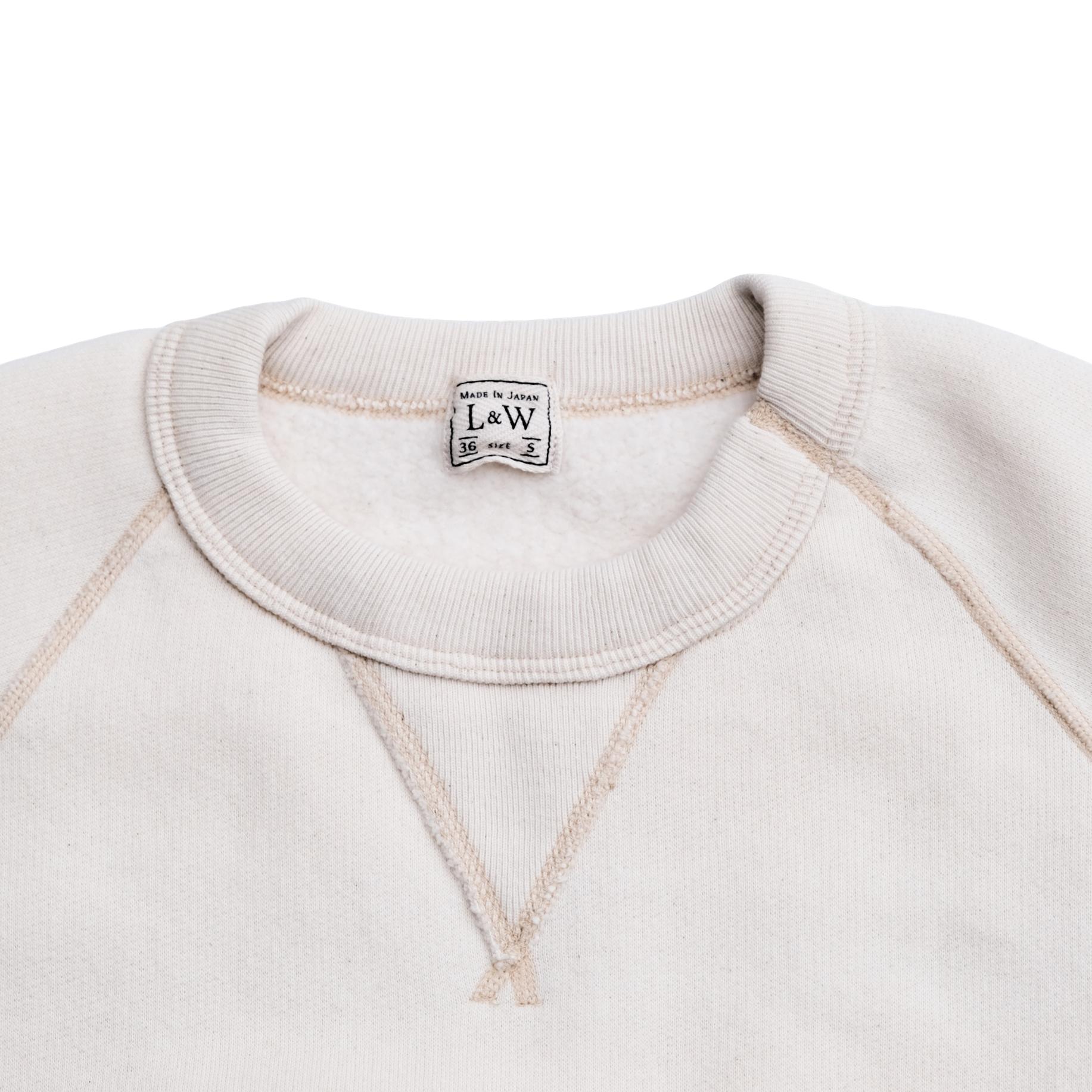 Loop & Weft Super Fluffy Knit Crewneck Sweatshirt (Ivory)