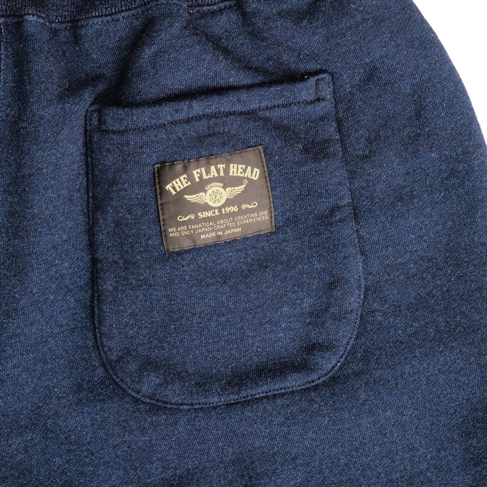 The Flat Head Indigo Dyed Heavyweight Sweatpants