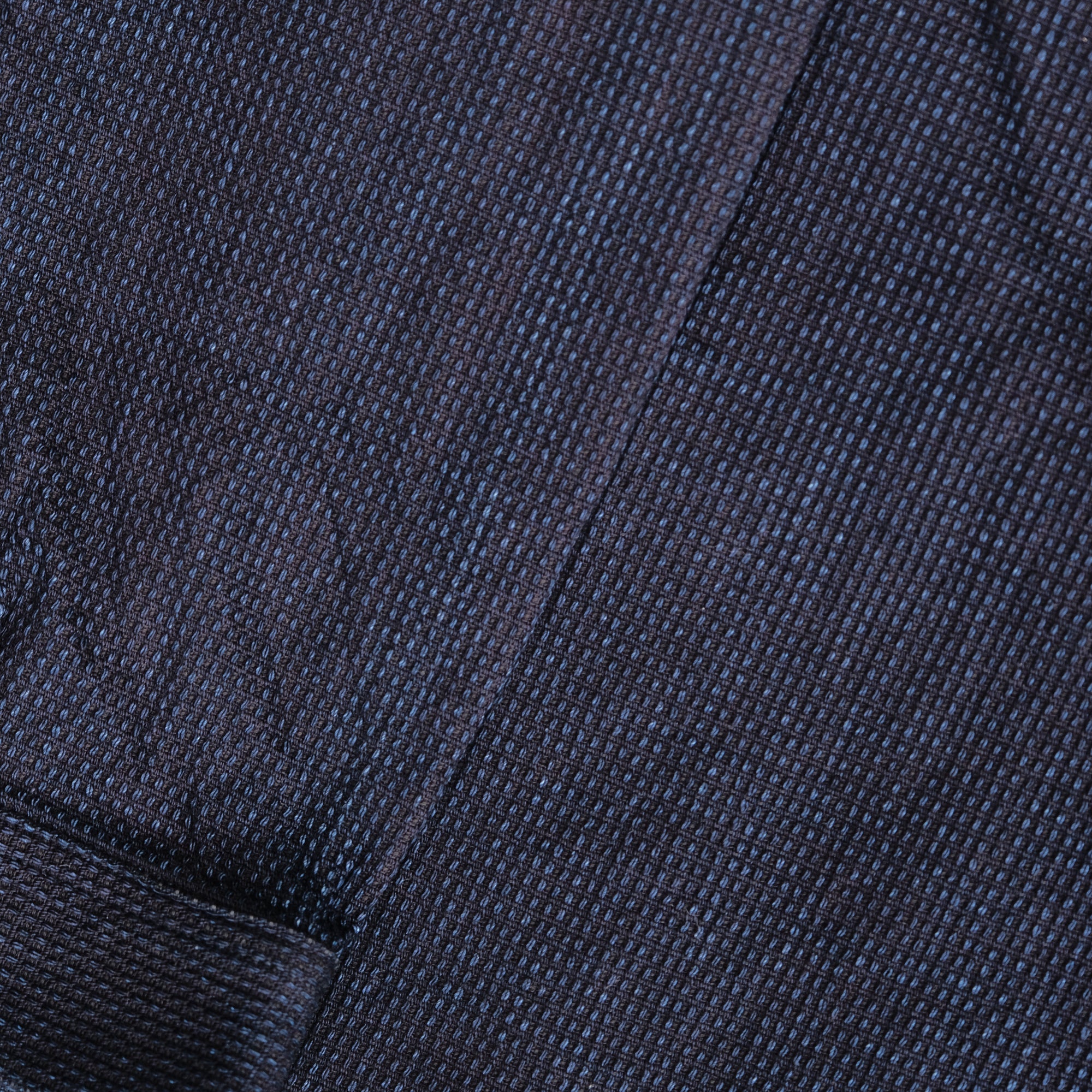 Omoto Denim 12oz. Indigo Cube Sashiko Chore Jacket