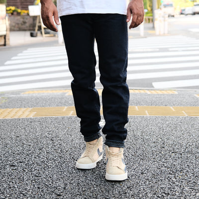 Omoto Denim 0415BCH 13.5oz. Sumi Overdyed Selvedge Jeans (Slim Straight)