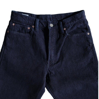 Omoto Denim 15oz. "Ori-Sashi" Sashiko Pants (Regular Straight)