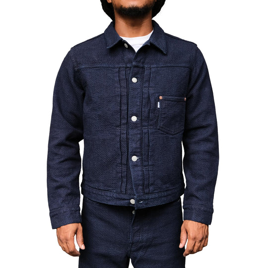 Omoto Denim 15oz. "Ori-Sashi" Sashiko Type 1 Jacket