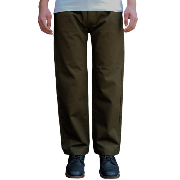 Big John Classic Chino Pants (Green) - Okayama Denim