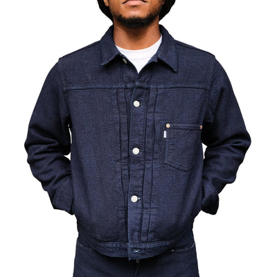Omoto Denim 15oz. "Ori-Sashi" Sashiko Type 1 Jacket