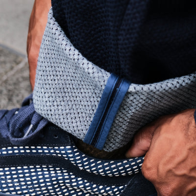 Omoto Denim 15oz. "Ori-Sashi" Sashiko Pants (Loose Straight)