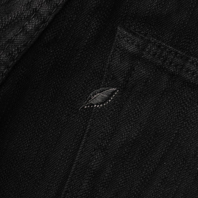 Pure Blue Japan 13oz. Black "Extra Slub" Stretch Selvedge Jeans (Relaxed Tapered)