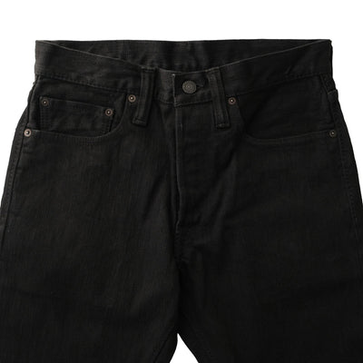 Pure Blue Japan 13oz. Black "Extra Slub" Stretch Selvedge Jeans (Relaxed Tapered)