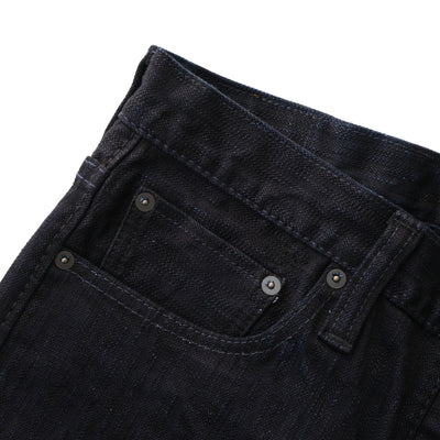 Pure Blue Japan 13oz. Double Indigo "Extra Slub" Stretch Selvedge Jeans (Relaxed Tapered)