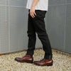 Pure Blue Japan 13oz. Black "Extra Slub" Stretch Selvedge Jeans (Relaxed Tapered)