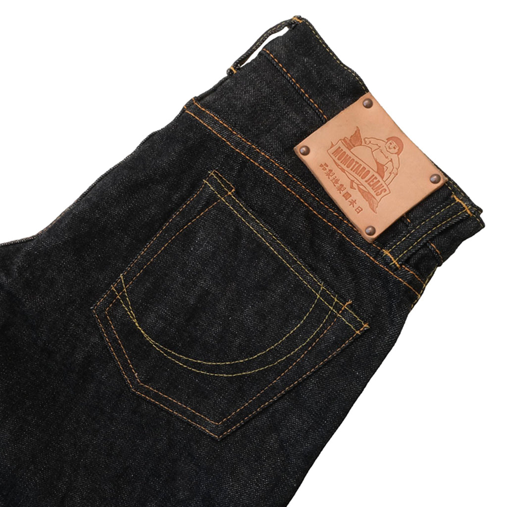 Momotaro Indigo x Black Selvedge Jeans (Narrow Tapered