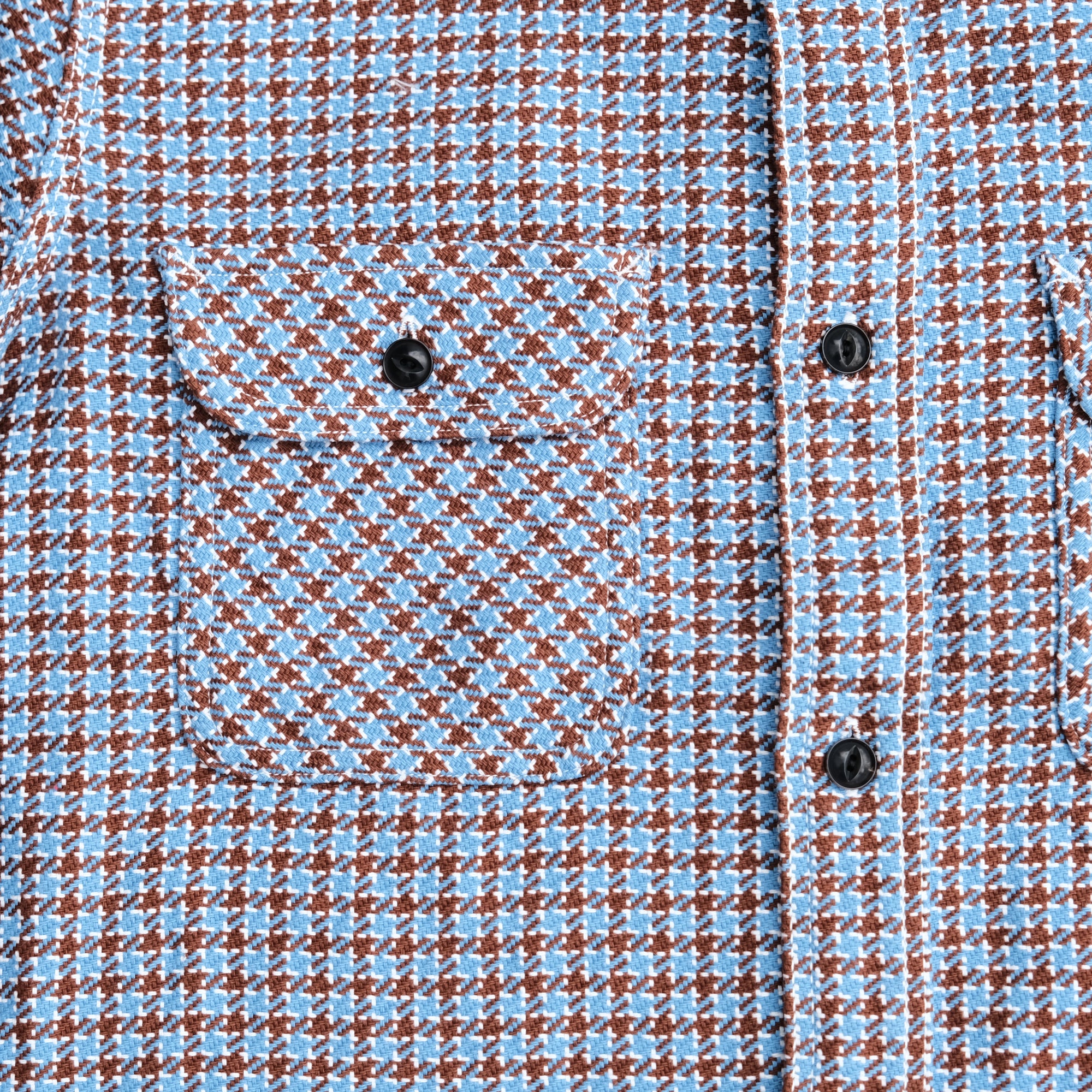 Samurai Jeans SIN25-02 "Cheese Indigo" Heavyweight Flannel Shirt