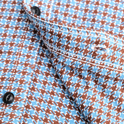 Samurai Jeans SIN25-02 "Cheese Indigo" Heavyweight Flannel Shirt