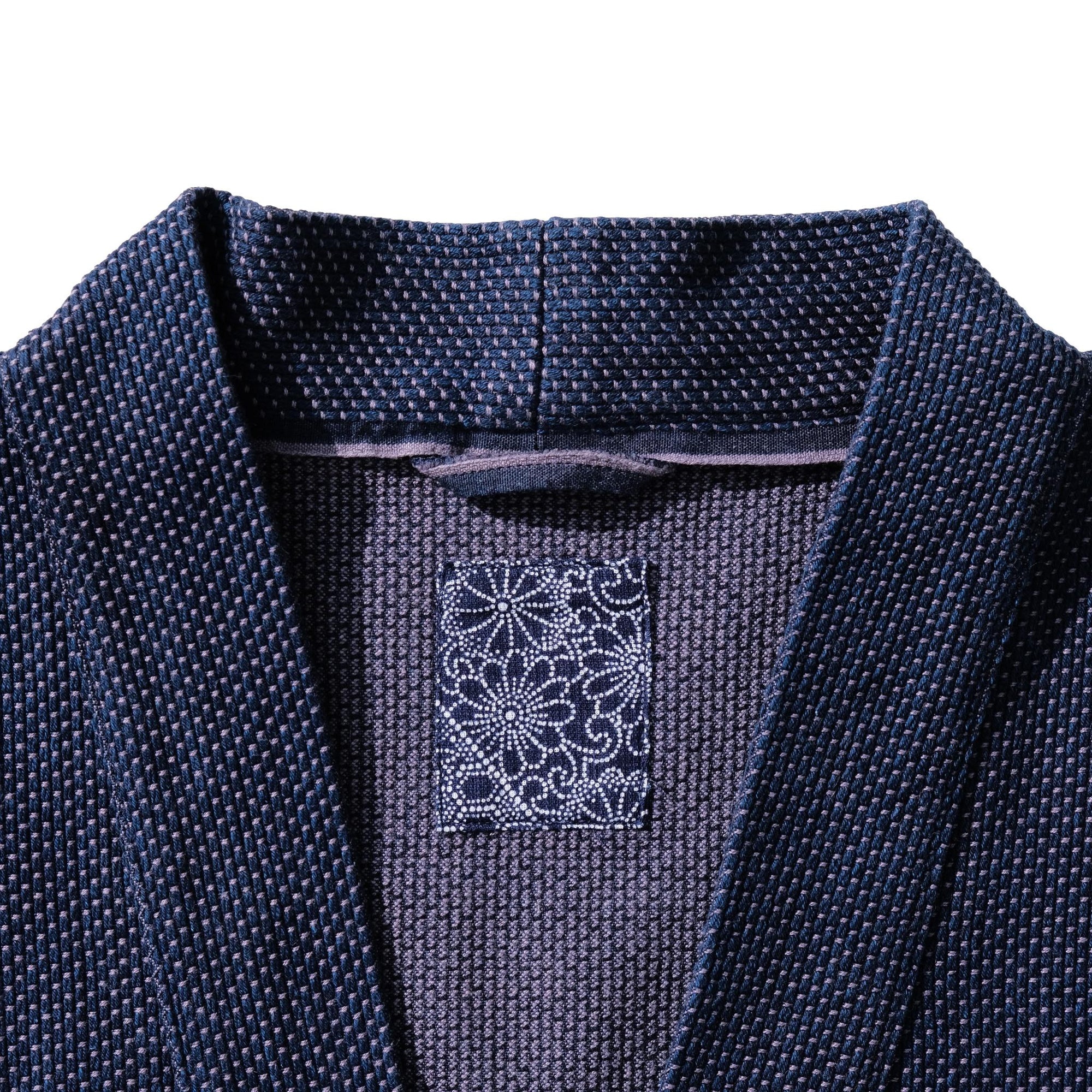 Okayama Denim 14.5oz. Heavyweight Indigo Selvedge Sashiko Haori Jacket