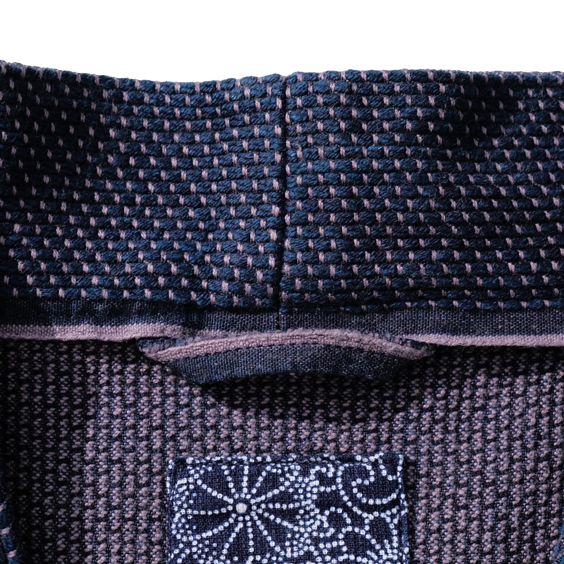 Okayama Denim 14.5oz. Heavyweight Indigo Selvedge Sashiko Haori Jacket