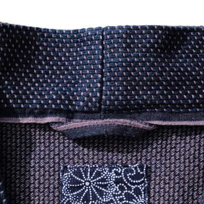 Okayama Denim 14.5oz. Heavyweight Indigo Selvedge Sashiko Haori Jacket