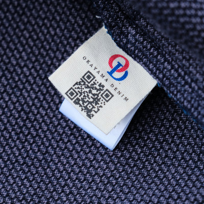 Okayama Denim 14.5oz. Heavyweight Indigo Selvedge Sashiko Haori Jacket