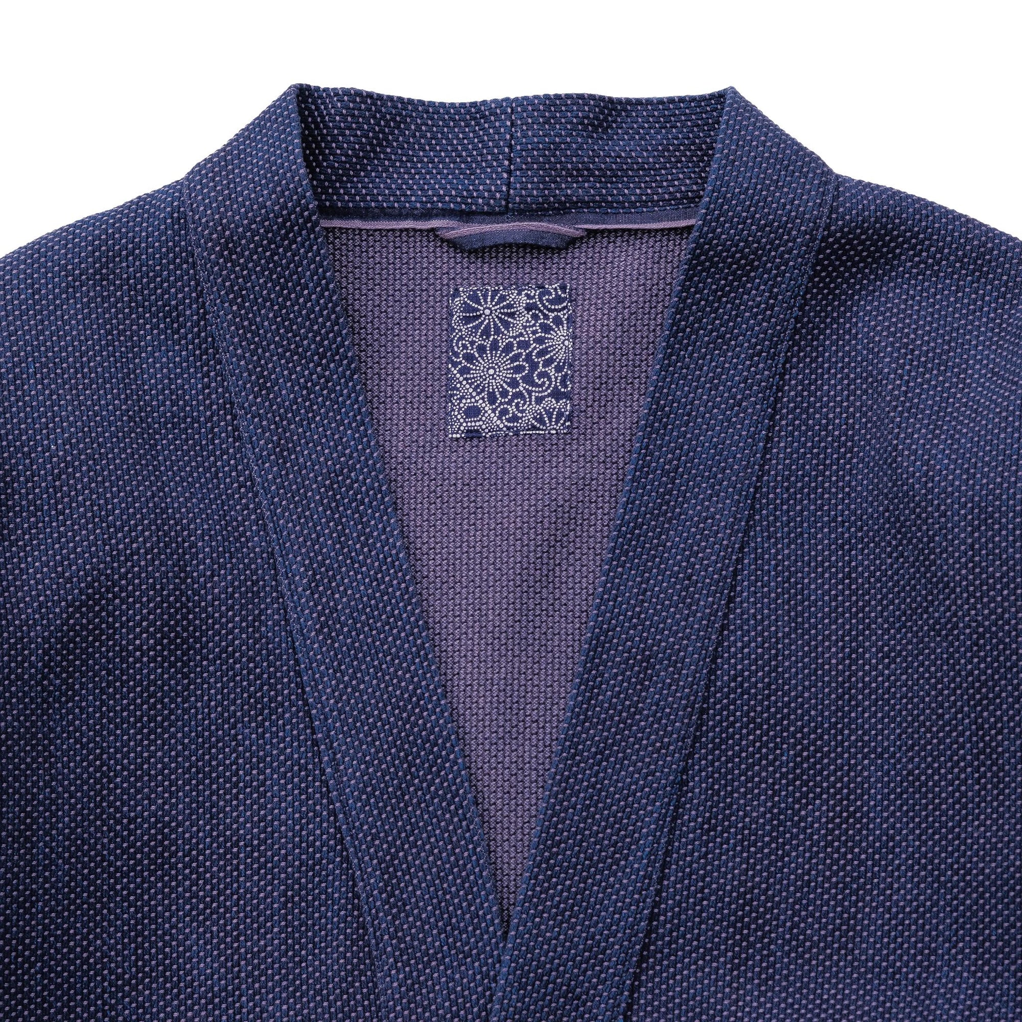 Okayama Denim 14.5oz. Heavyweight Indigo Selvedge Sashiko Haori Jacket