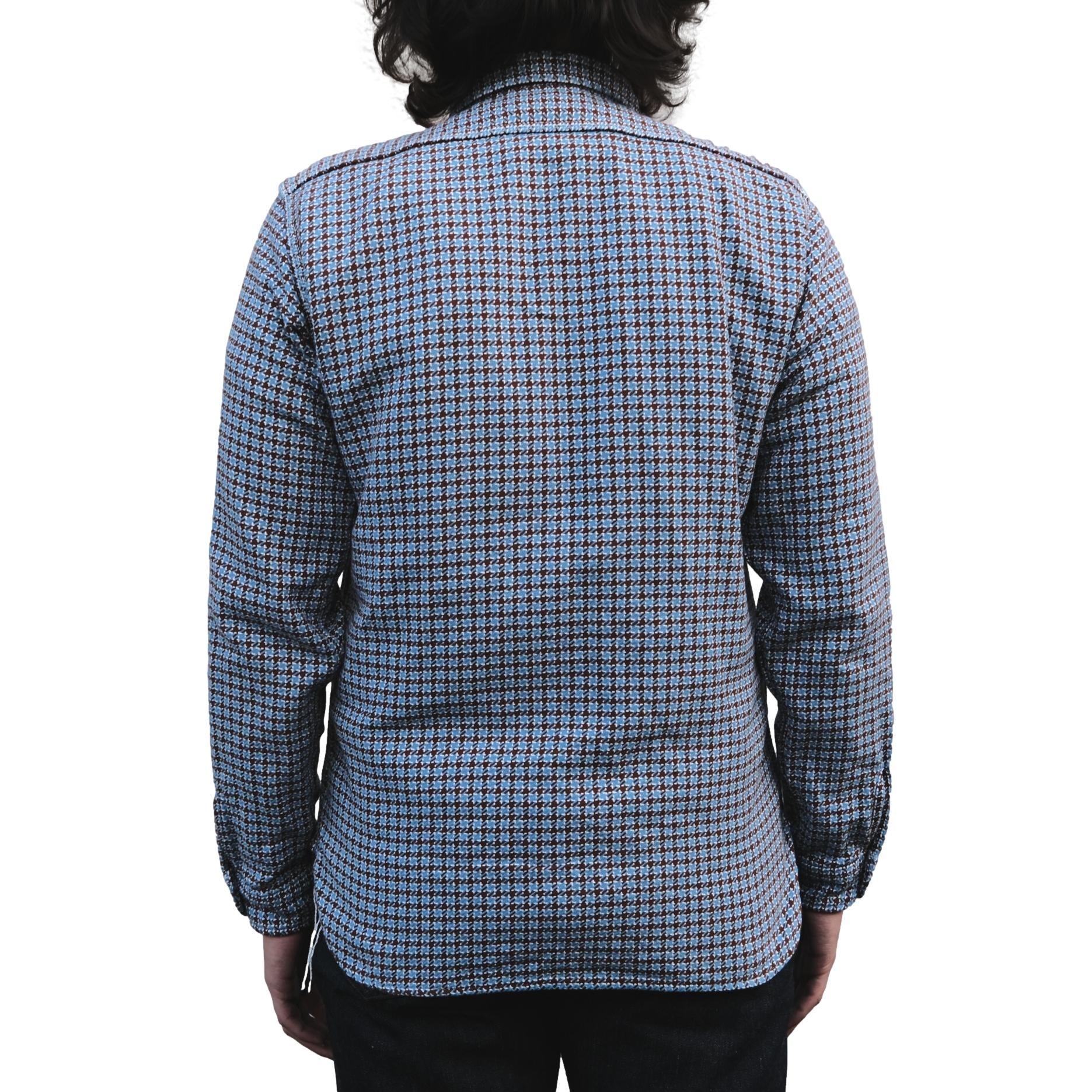Samurai Jeans SIN25-02 "Cheese Indigo" Heavyweight Flannel Shirt