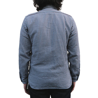 Samurai Jeans SIN25-02 "Cheese Indigo" Heavyweight Flannel Shirt