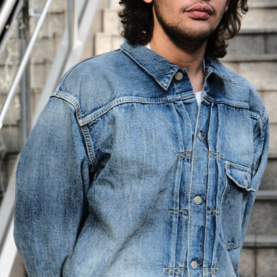 Fullcount "Dartford" Distressed Type 1 Selvedge Jacket