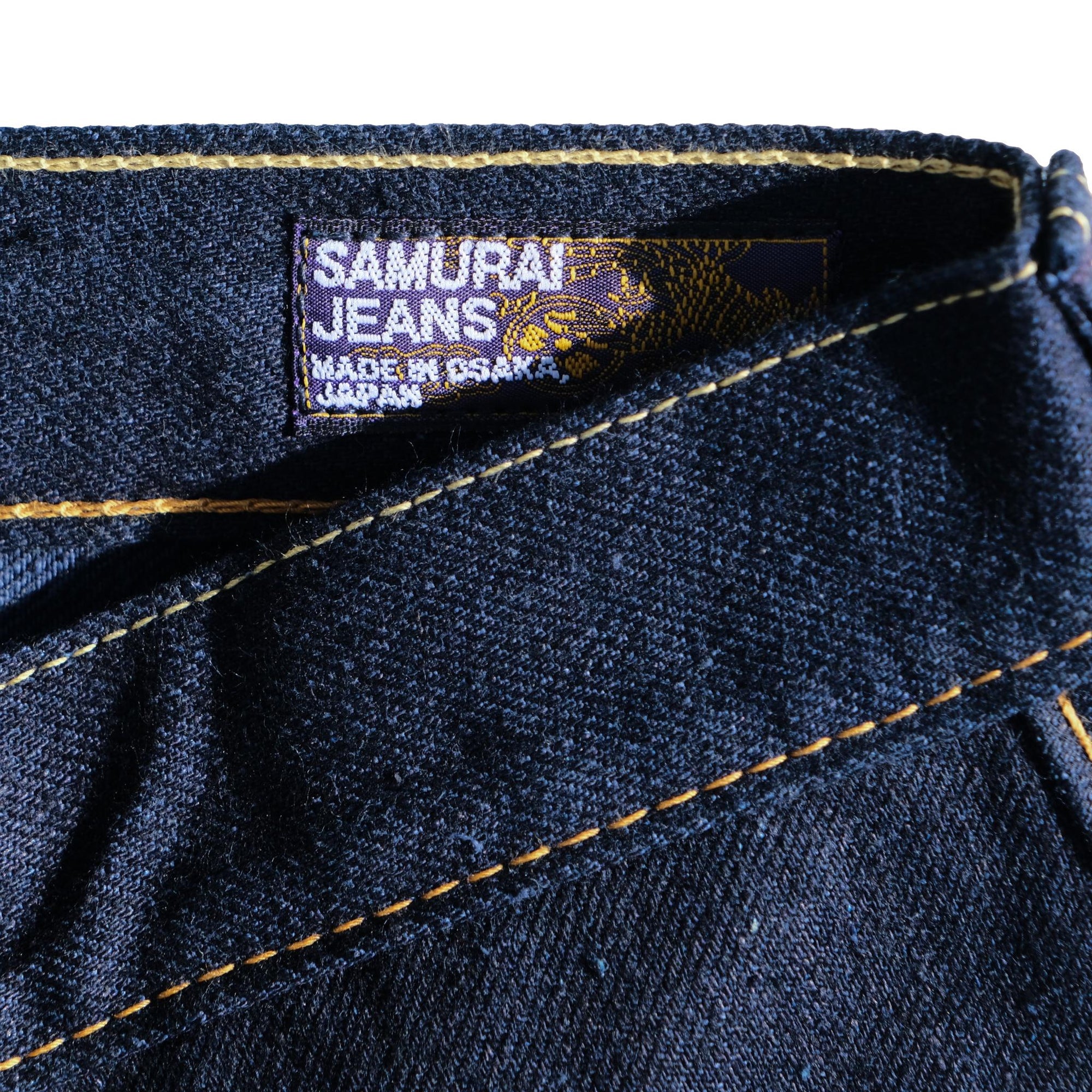 OD+SJ 15oz. "Awa Katana" Double Indigo Selvedge Jeans (Relax Tapered)