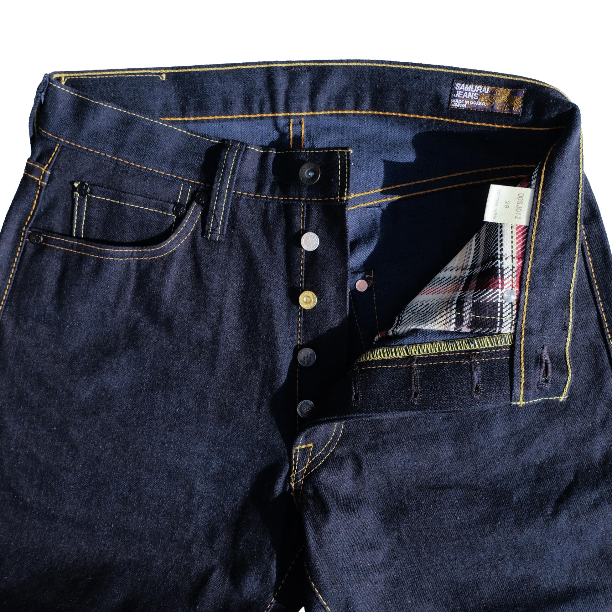 OD+SJ 15oz. "Awa Katana" Double Indigo Selvedge Jeans (Relax Straight)