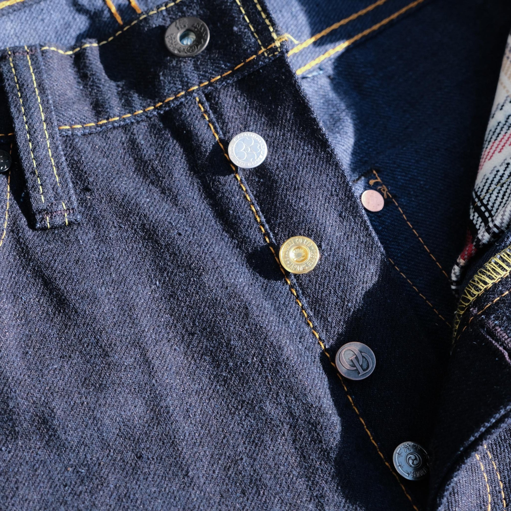 OD+SJ 15oz. "Awa Katana" Double Indigo Selvedge Jeans (Relax Straight)