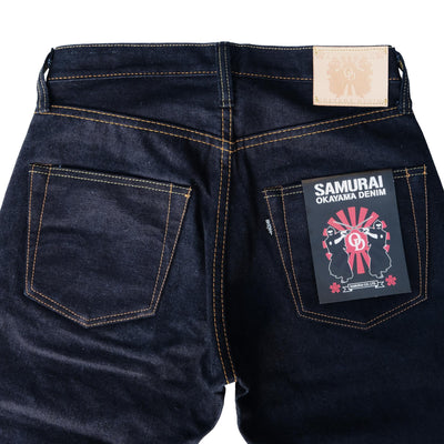 OD+SJ 15oz. "Awa Katana" Double Indigo Selvedge Jeans (Relax Tapered)