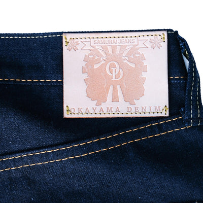 OD+SJ 15oz. "Awa Katana" Double Indigo Selvedge Jeans (Relax Tapered)