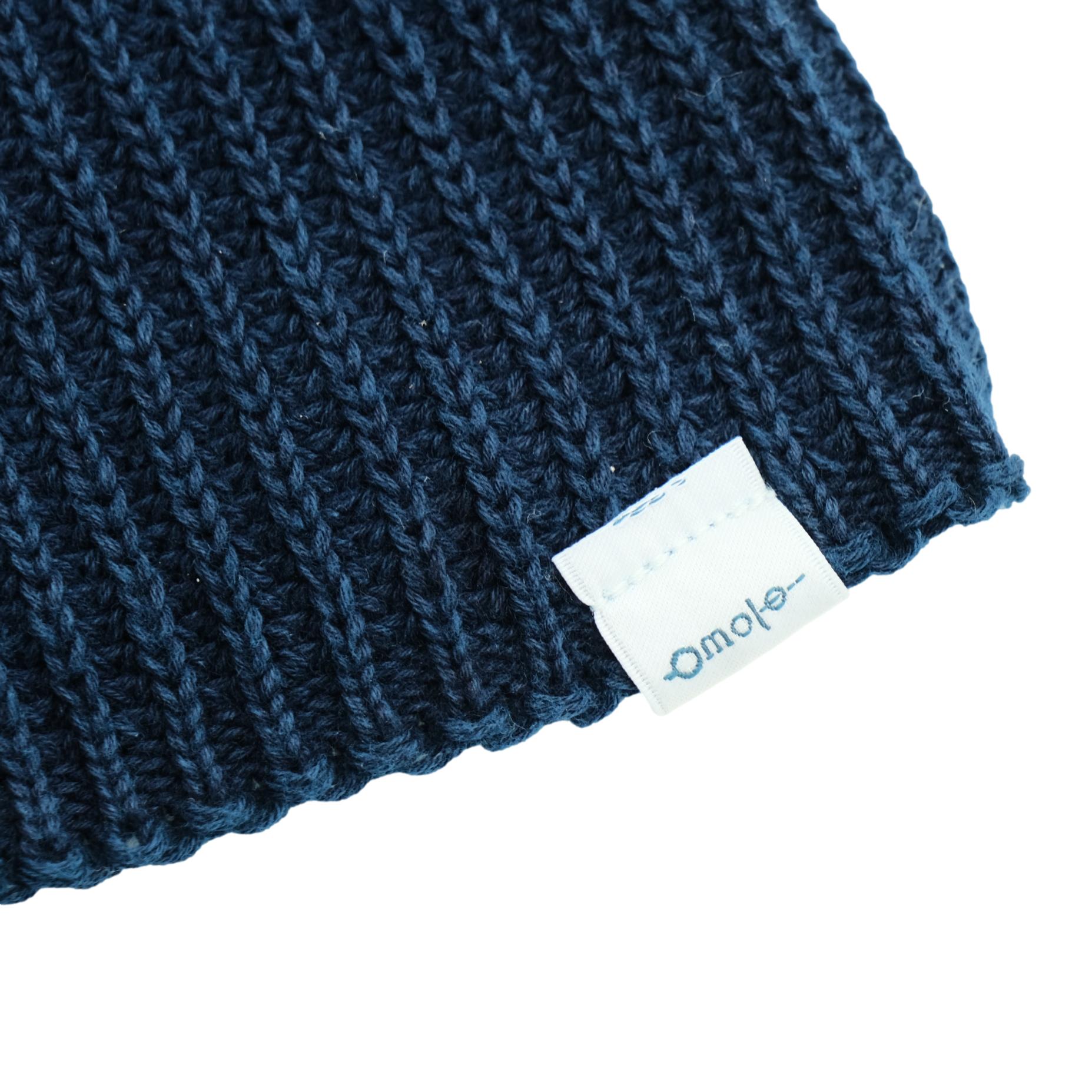 Omoto Denim Indigo Knit Beanie