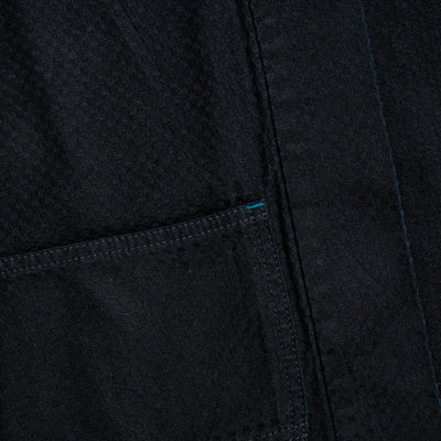 Omoto Denim "Ichimatsu" Indigo Dyed Denim Happi