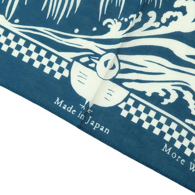 Omoto Denim "Kojima" Selvedge Bandana (Navy)