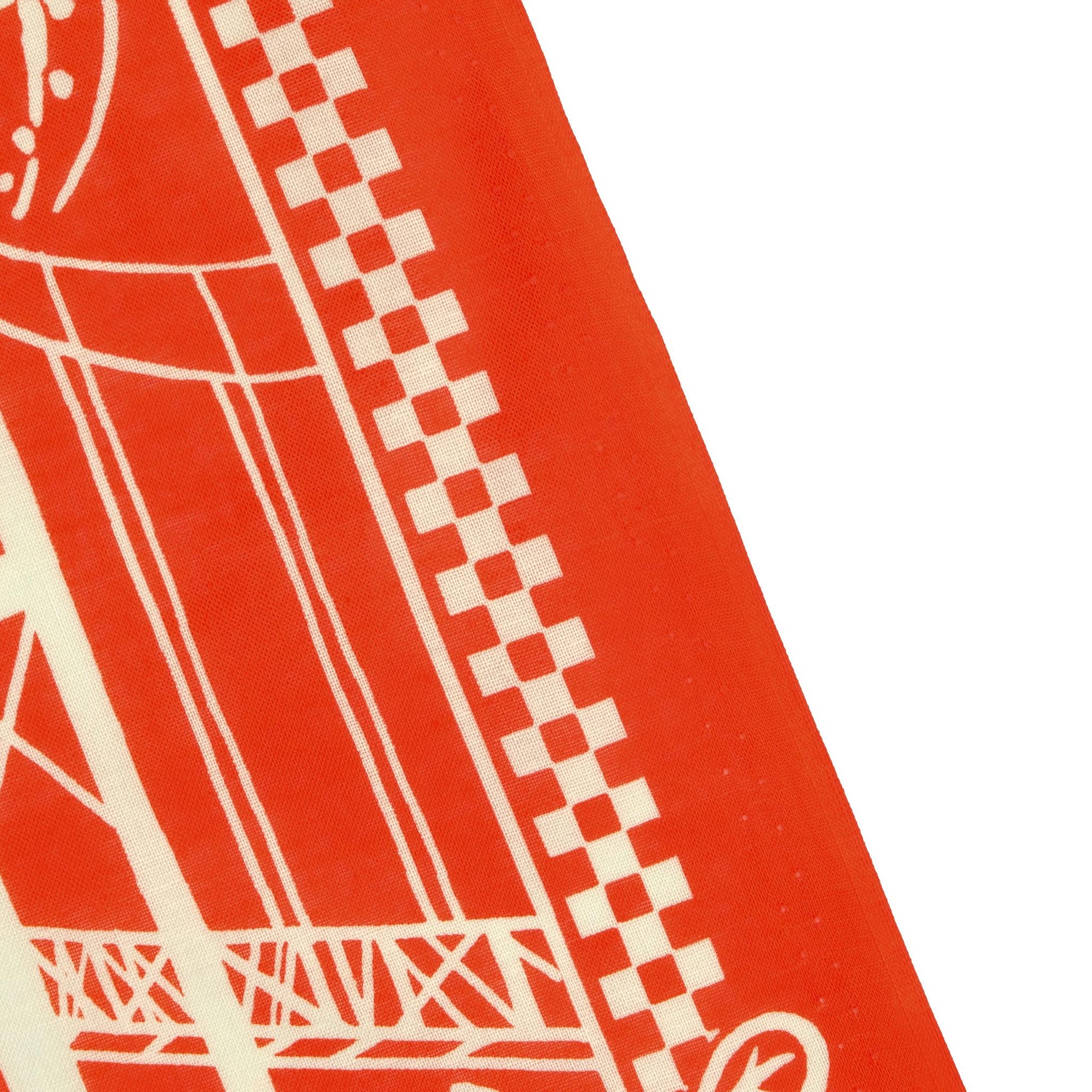 Omoto Denim "Kojima" Selvedge Bandana (Orange)