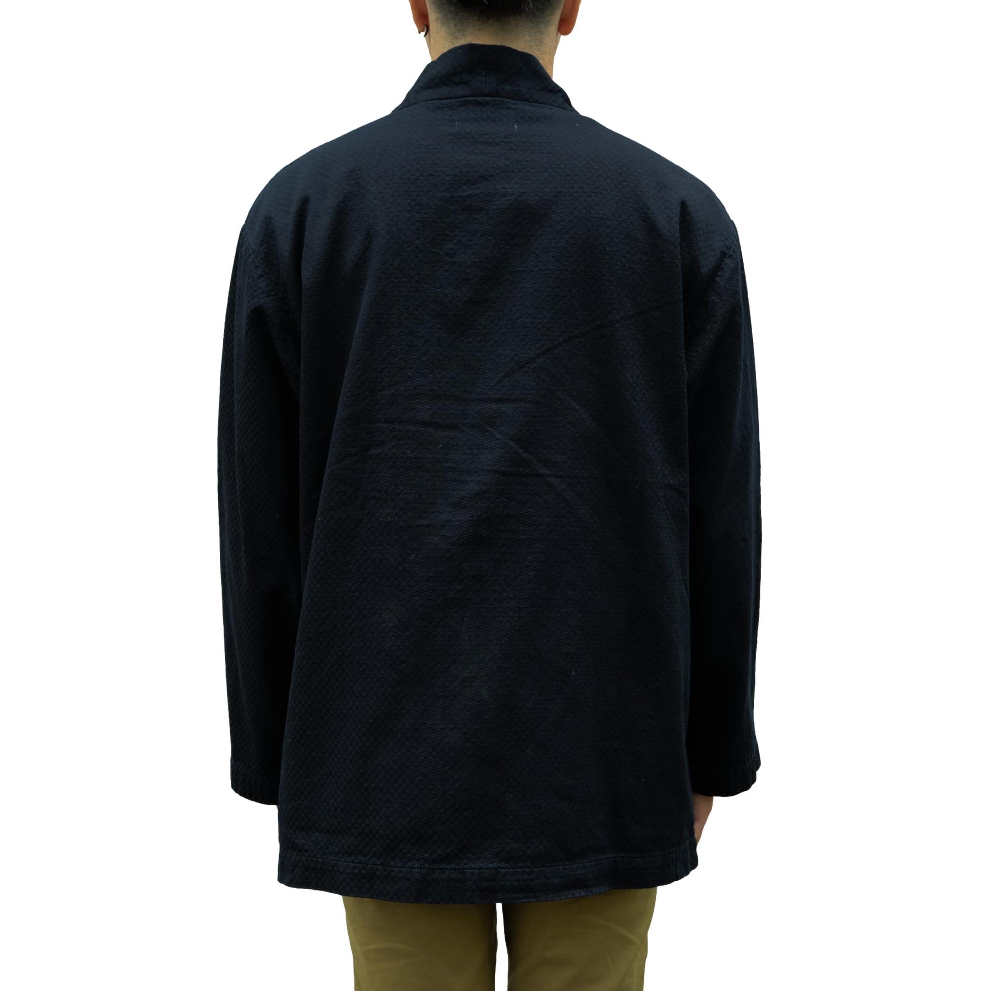 Omoto Denim "Ichimatsu" Indigo Dyed Denim Happi