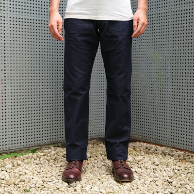 Studio D'Artisan Indigo Dyed Baker Pants