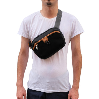 Master-piece "Step" Crossbody Shoulder Bag (Black)