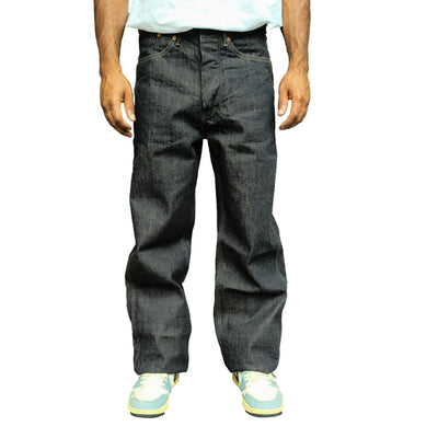Studio D'Artisan "Fox Cotton" Denim Painter Pants