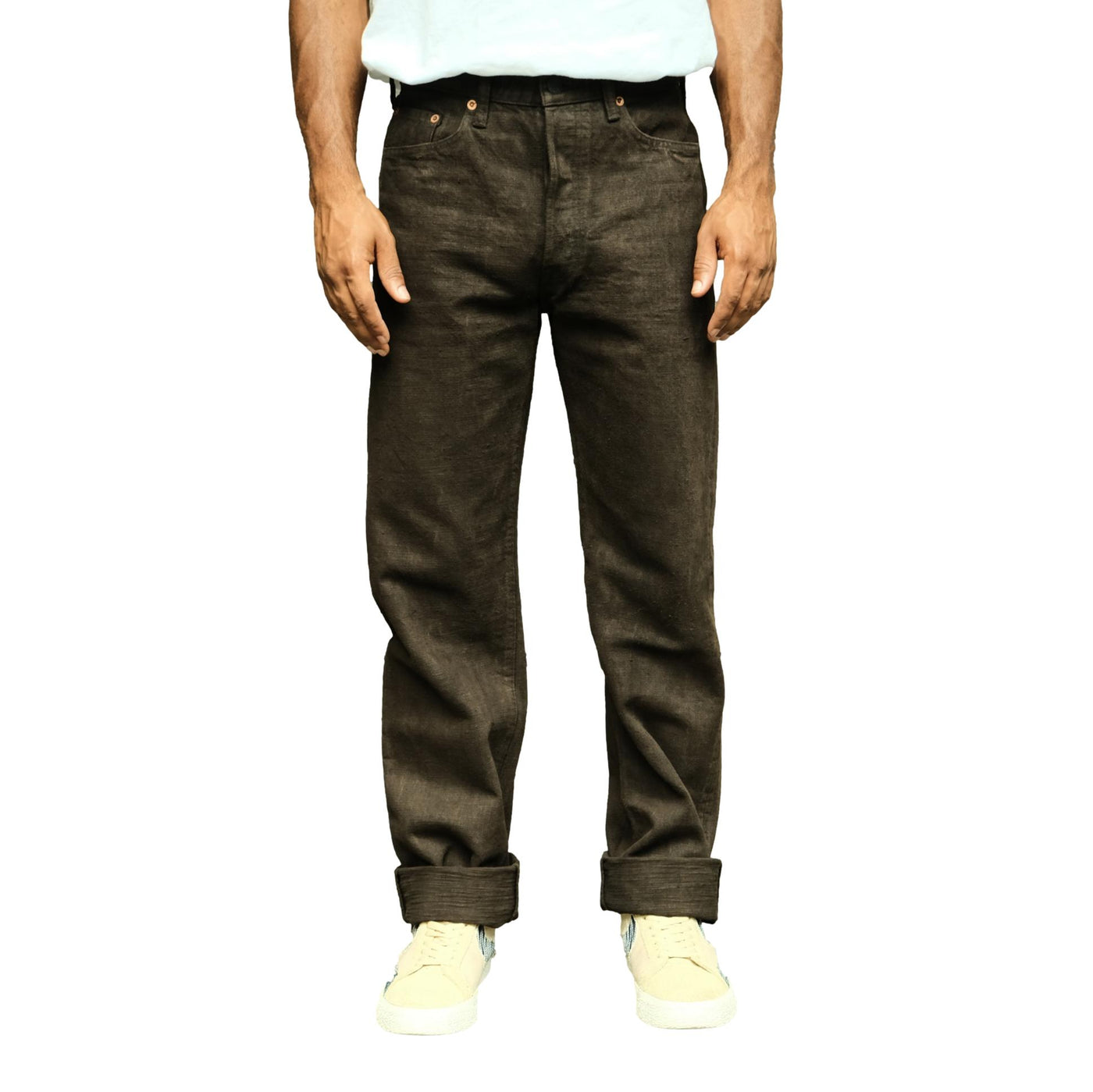 Studio D'Artisan GL3 "Amami Dorozome" Selvedge Jeans (Dark Brown)