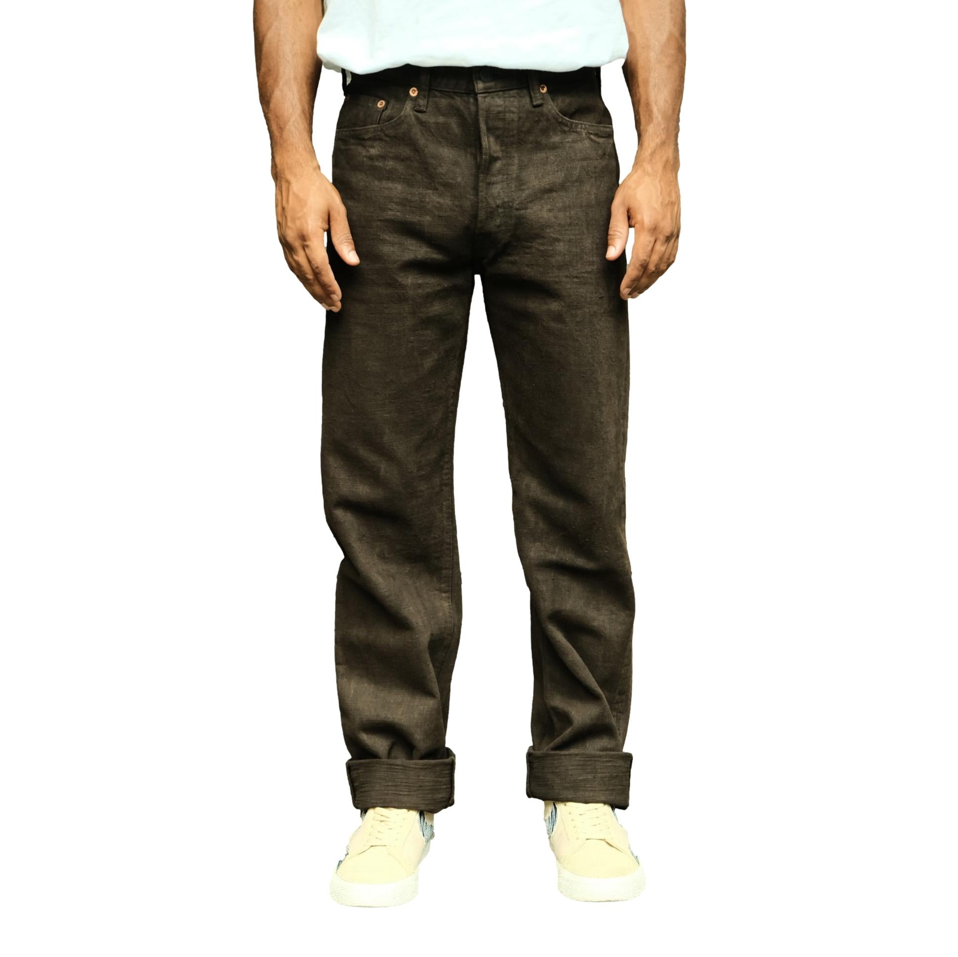 Studio D'Artisan GL3 "Amami Dorozome" Selvedge Jeans (Dark Brown)