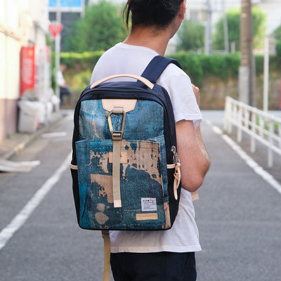 Master-piece x FDMTL Boro Sashiko Print Backpack