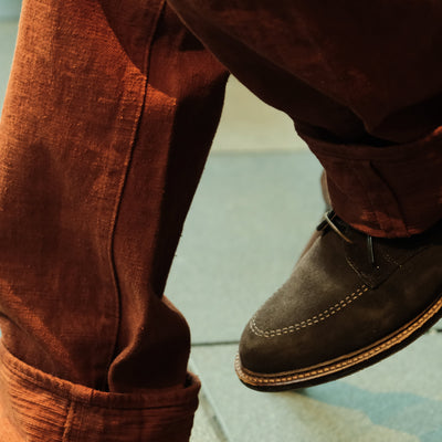 Studio D'Artisan GL3 "Amami Dorozome" Selvedge Jeans (Brown)