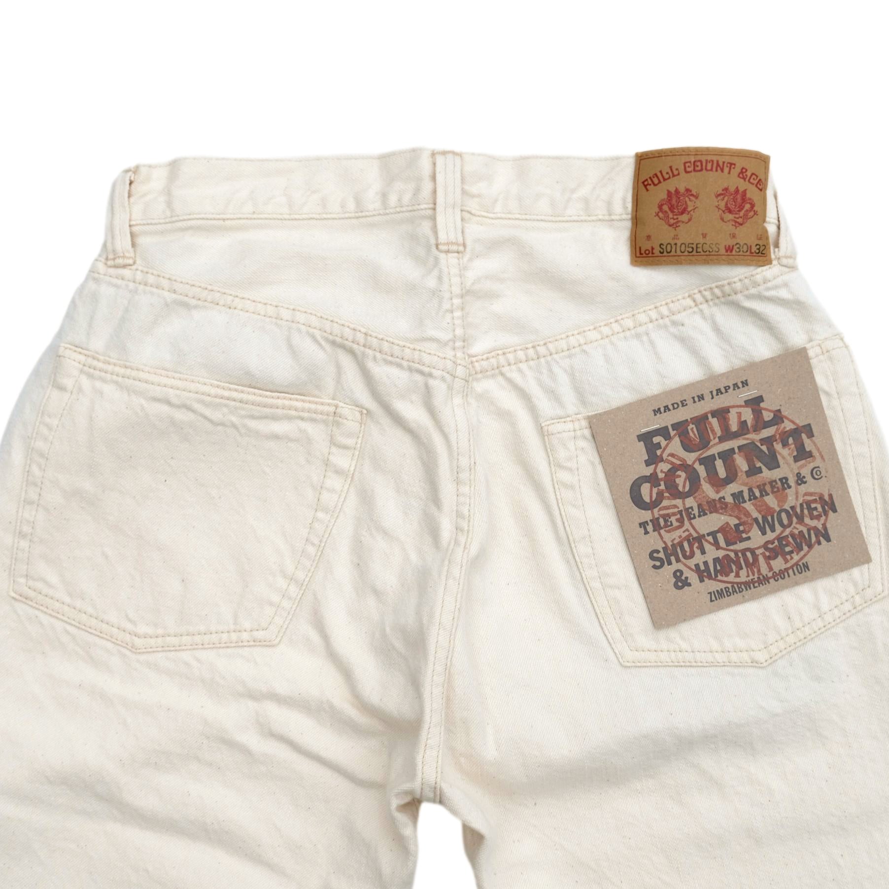 Fullcount S0105ECSS 11.5oz. "WWII" Ecru Selvedge Jeans (Wide Straight)