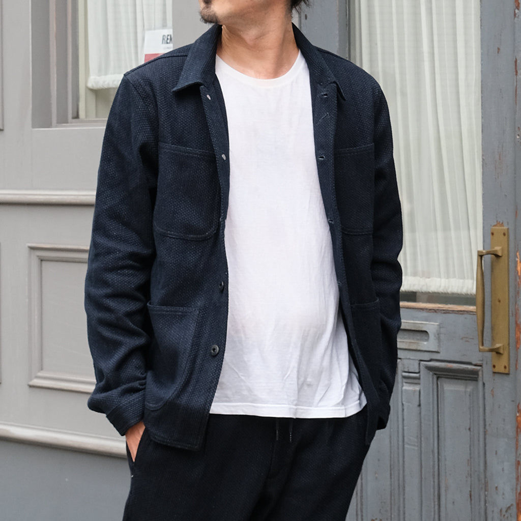 Japan Blue Indigo Sashiko Coverall - Okayama Denim