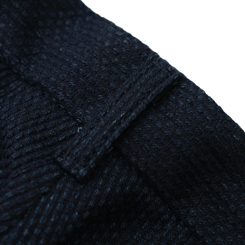 Japan Blue Indigo Sashiko Easy Pants - Okayama Denim