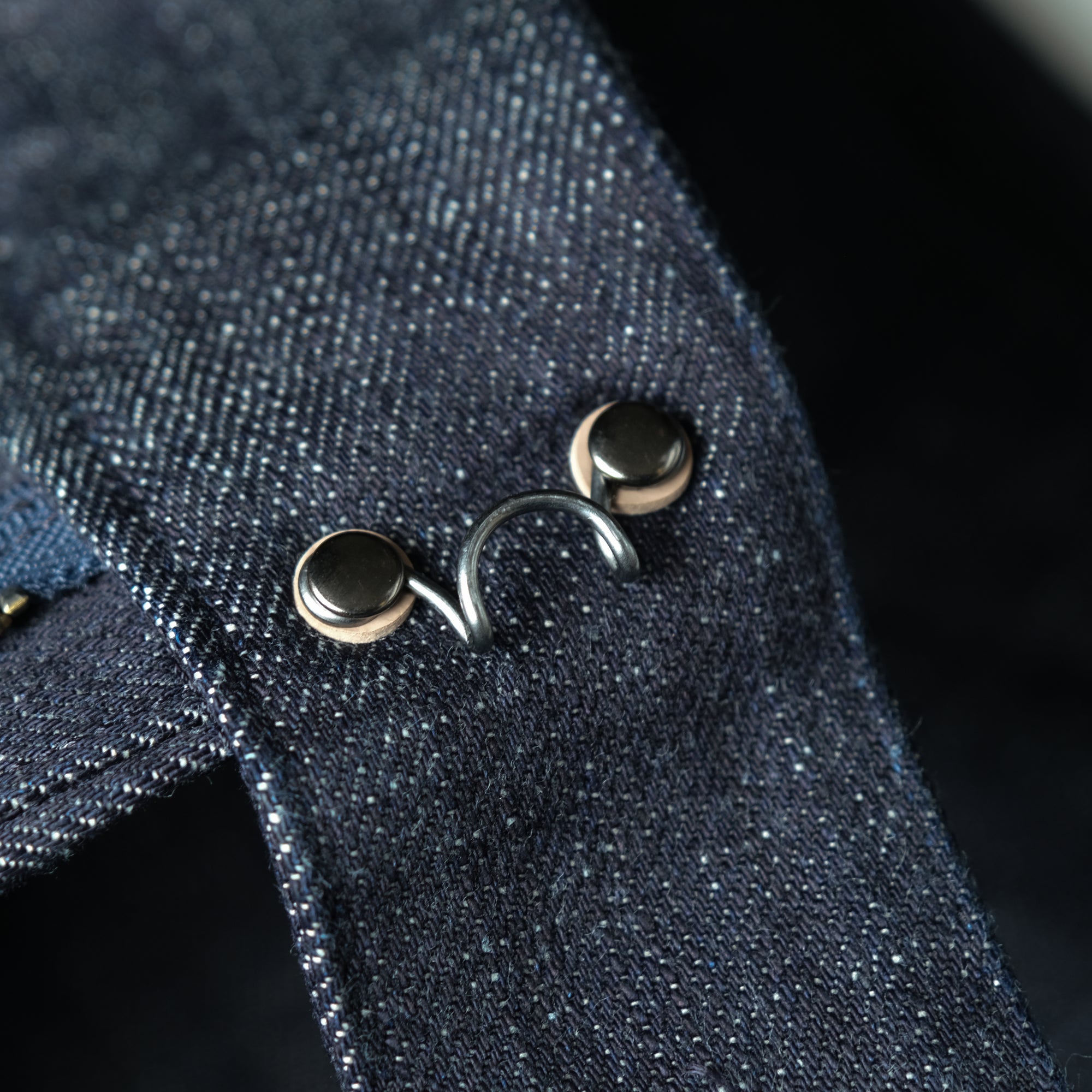 Soundman "Clarke" 13oz. Double Pleated Denim Officer Trousers